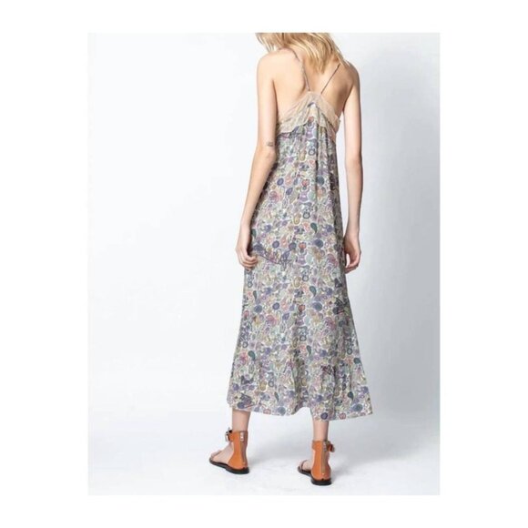 ZADIG & VOLTAIRE Womens Sz Small revel print mandala maxi dress - Picture 6 of 16